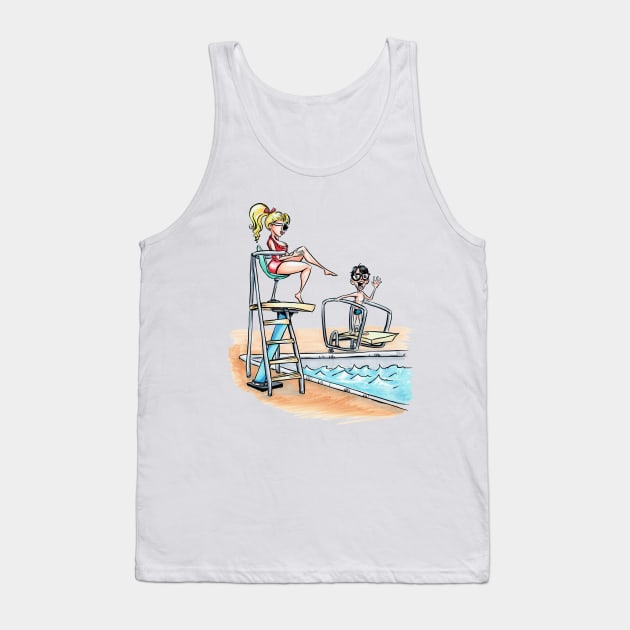 Summer Romance Tank Top by obillwon